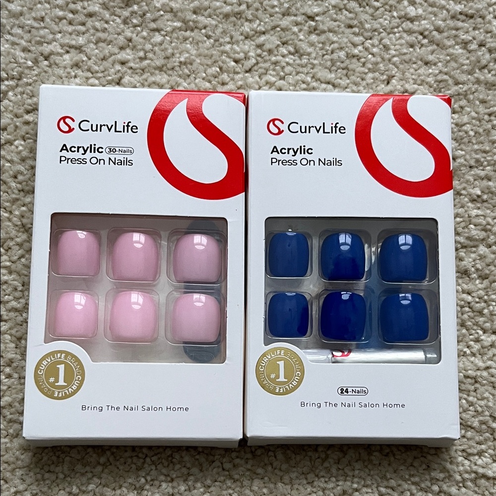 CurvLife Pedicure Nails, NWT